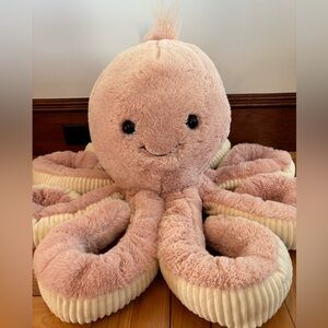 LARGE Adorable Pink Octopus Plush Toy